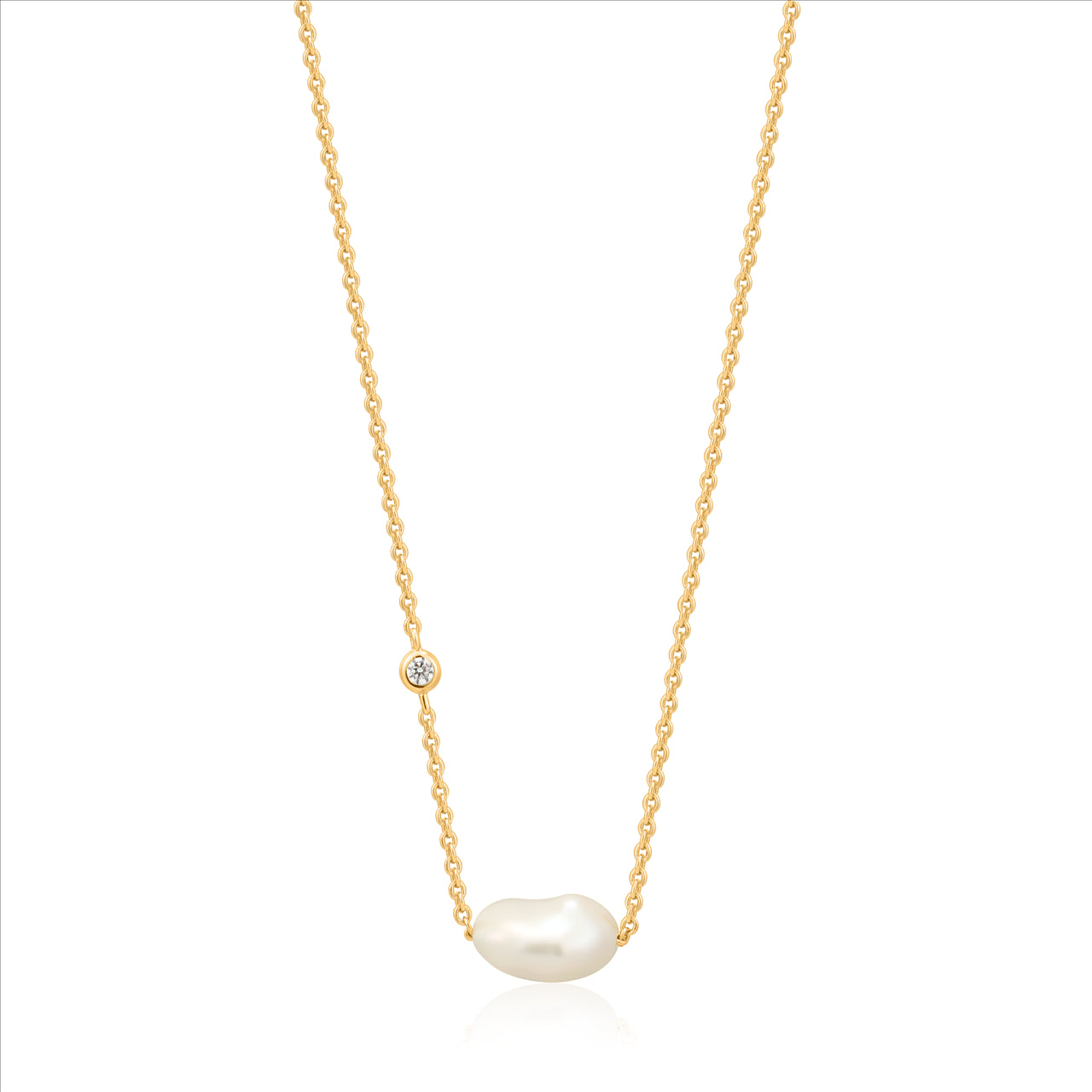 Ania Haie Pearl Necklace Gold