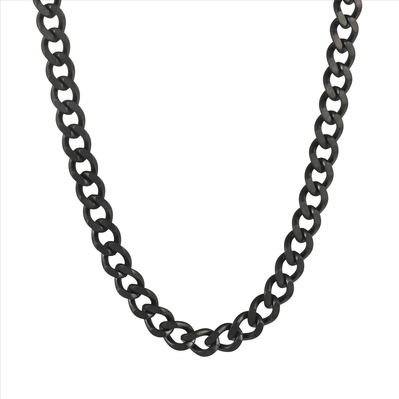 Ion plated Matt Black Stainless Steel Neck Chain